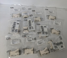 LOT OF 12 DVI-A MALE TO HD15 VGA FEMALE VIDEO ADAPTADOR 26956-018FD9