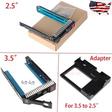 3.5" 2.5" SAS SATA Tray Caddy Adapter For HP ProLiant DL560 DL385 DL388 G8 Gen9