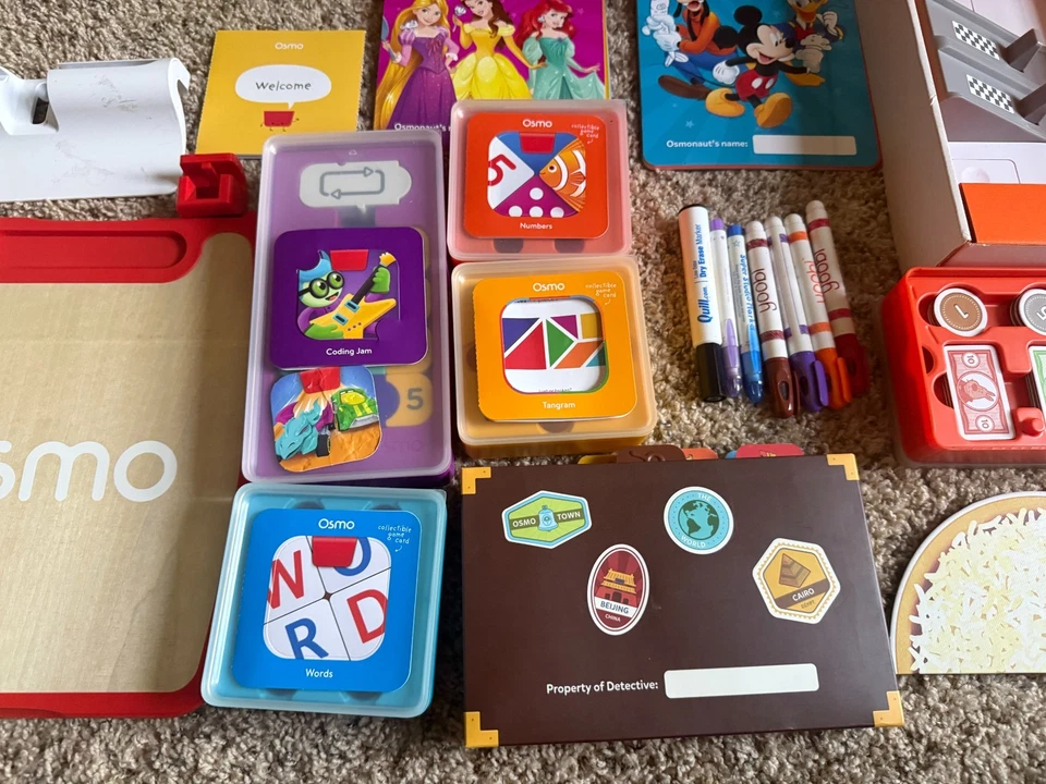 Osmo Large Lot - Pizza - Disney Super Studio Hot Wheels Mind Racers - 2 Bases - Image 2 of 4