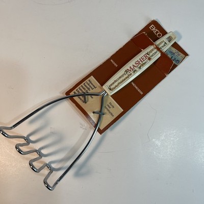 Vintage Ekco Almond Garden Masher NEW NOS