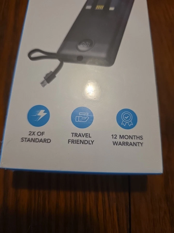 ¡NUEVO! VRURC 10000mah Power Bank Cargador Portátil USB-C Universal Modelo: T1116 Foto 3 de 3