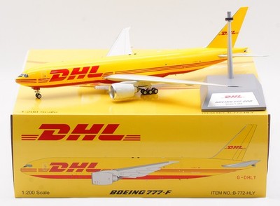 1:200 B-Models DHL Boeing 777-F G-DHLY  Passenger Plane Diecast Aircraft Model