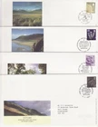 GB Stamps First Day Cover X 4 Regional Definitives W,S,NI,EN value of 68p - 2002