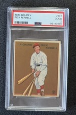 1933 Goudey - #197 Rick Ferrell - PSA 2