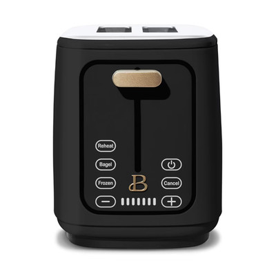 Beautiful 2 Slice Toaster with Touch-Activated Display, White Icing by Drew Barr