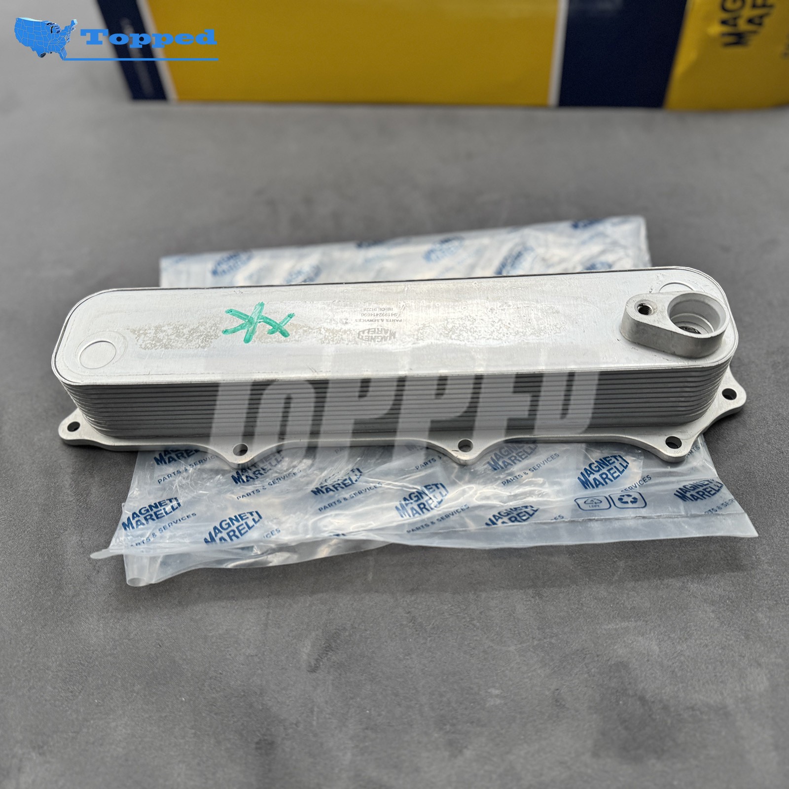 New Engine Oil Cooler 303876 for Maserati V6 3.0L Ghibli Levante Quattroporte