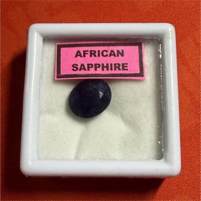 Loose Blue Madagascar Sapphire Gemstone - Oval Cut Stone, 12.5 x 10.5mm