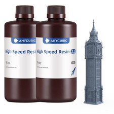 ANYCUBIC High Speed 2.0 Resina para Impresora 3D,Muy Líquida 2000g