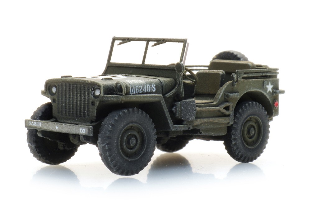 Artitec 6870579 - 1/87 / H0 US Willys Jeep - New