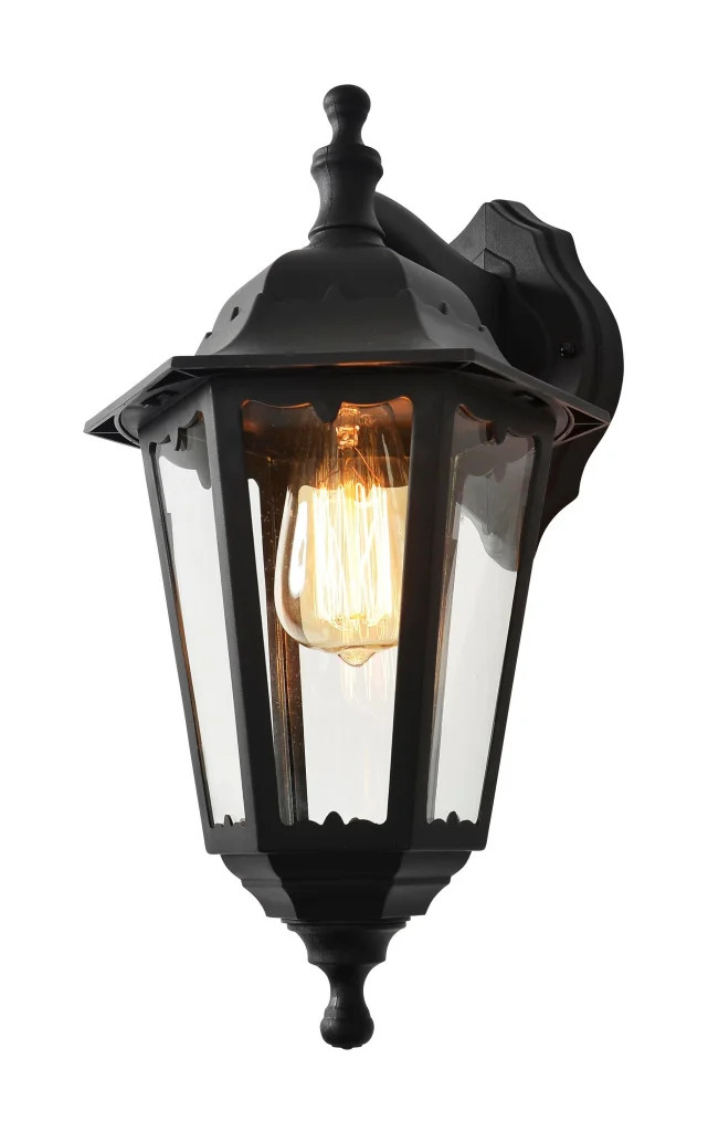 Outdoor Light Black Bianca Wall IP44 Up/Down Coast CZ-25145-BLK