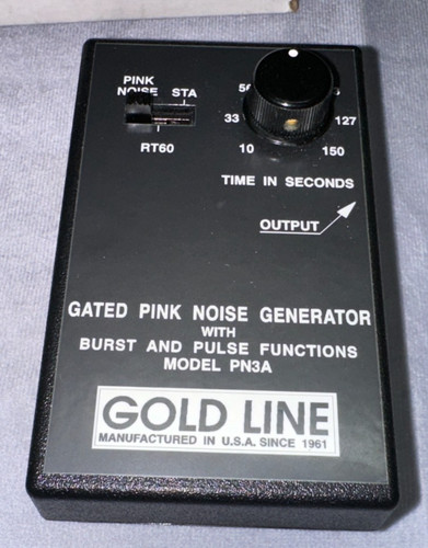 Gold Line Gated pink noise generator w burst and pulse PN3A-USED/WORKS