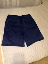 Gap Kids Boys Flat Front Blue Shorts, Size 10-12