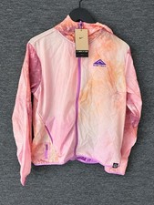 Nike Trail Women  s Hooded Full Zip Windbreaker Jacket Pink Purple L DX1041-756