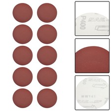 Wheel Sandpaper Polishing 10pcs Metal 4" 40-2000 Pad 4'' Disc Sanding Sander