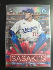 2025 Bowman Chrome - #HS-9 Sasaki's Strikeout Showroom Roki Sasaki (RC)!!!!