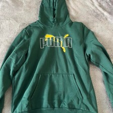 Puma Men's Green Hoodie