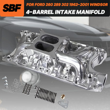 Dual Plane Intake Manifold For Small Block Ford Windsor Sbf 260 289 302 Polished