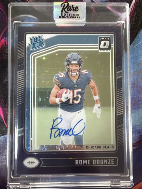 2024 Donruss Optic Rome Odunze Rated Rookie Auto /42