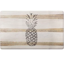 Cozy Living Pineapple Runner Anti-Fatigue Kitchen Mat, Non-Slip Floor Mat, Pa...