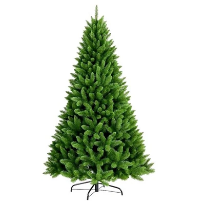 AMH 5FT 6FT 7FT 8FT CHRISTMAS TREE GREEN BUSHY ARTIFICIAL XMAS TREE HOME DECORATION
