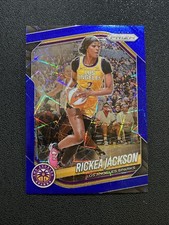 2025 Prizm WNBA Rickea Jackson Blue Velocity Prizm Los Angeles Sparks #118