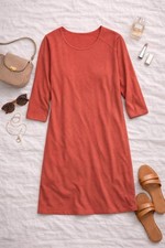 Esmara red formal work office knee length dress size 14 elegant classic chic