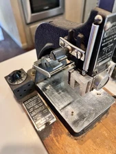 Kingsley hot foil stamping machine, assorted type, holders, accessories