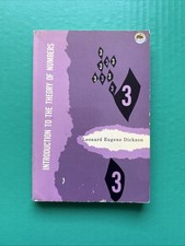 Introduction to the Theory of Numbers 1957 by Leonard E. Dickson Vtg. PB G