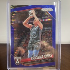 2025 Panini Prizm WNBA Brionna Jones #107 Atlanta Dream Blue Pulsar /199