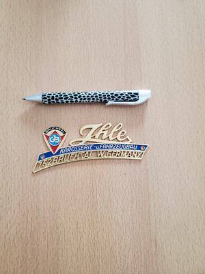 2 x Ihle Autoscooter Logo Neu (Rund) plus Ihle Logo in Schriftform