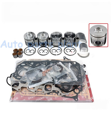 For Isuzu Engine 4JK1 4JK1T Overhaul Rebuild Kit With Full Gasket Bearing Set