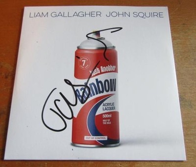 Liam Gallagher John Squire Vinyl handsigniert 2024 persönlich + COA Garantie