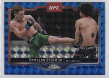 2025 Topps Chrome UFC Blue Geometric Refractor 33/99 Cameron Saaiman #62 17uv