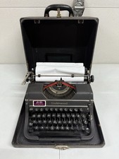 Underwood Universal Touch Tuning Vintage Portable Typewriter 1930s thumbnail