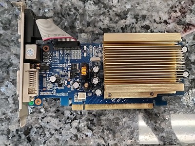 Galaxy NVidia GeForce 7200GS PCIE 256 MB DDR2 64 Bit Vidoe Card