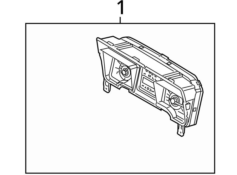2013 Lincoln Navigator Speedometer Cluster (MPH) | ID DL7T-10849-AA Foto 4 de 4