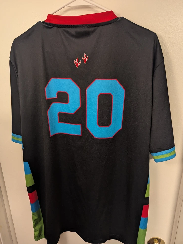 Los Carnivoros de Ogden MiLB Baseball Ogden Raptors Large Jersey Pioneer League  - Image 2 of 4