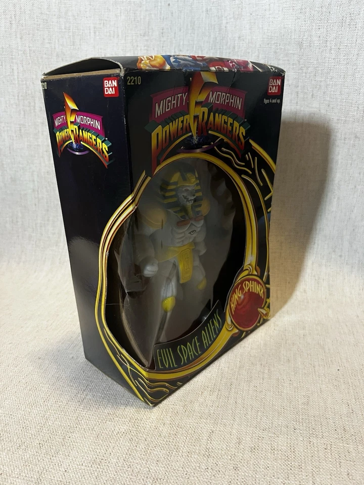 Bandai 1993 Mighty Morphin Power Rangers Evil Space Aliens King Sphinx Foto 4 de 4
