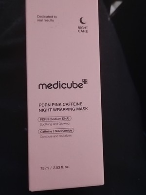 Medicine PDRN Pink Caffeine Night Wrapping Mask 75 ML 2.5 FL oz New Sealed Box