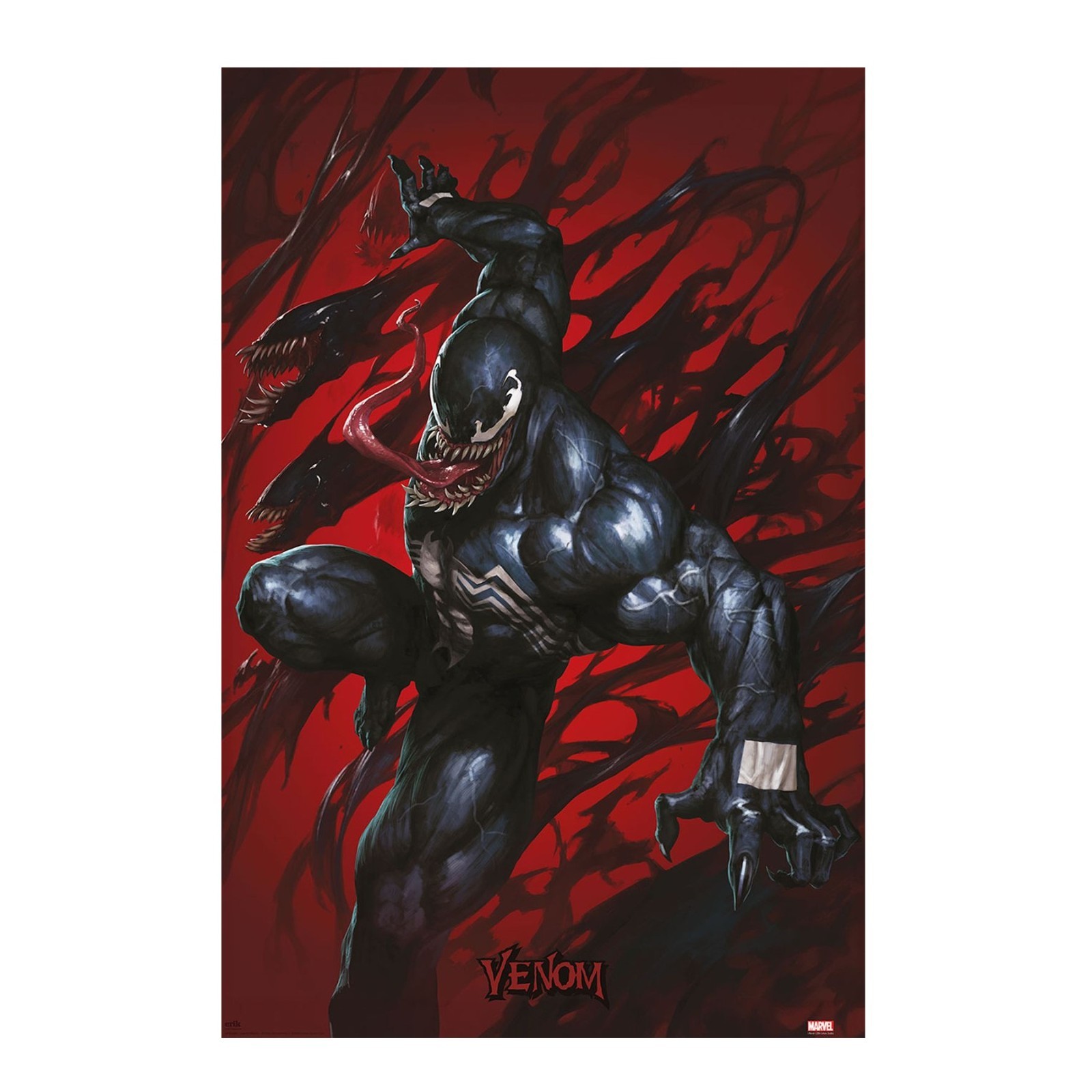 Grupo Erik Marvel Venom Symbiotes Poster - 36 x 24 in / 91.5 x 61 cm, Gifts | Shipped Rolled Up - Cool Posters, Art Poster, Wall Posters & Prints | Marvel Venom Merchandise, Merch, Home Wall Decor - Image 2