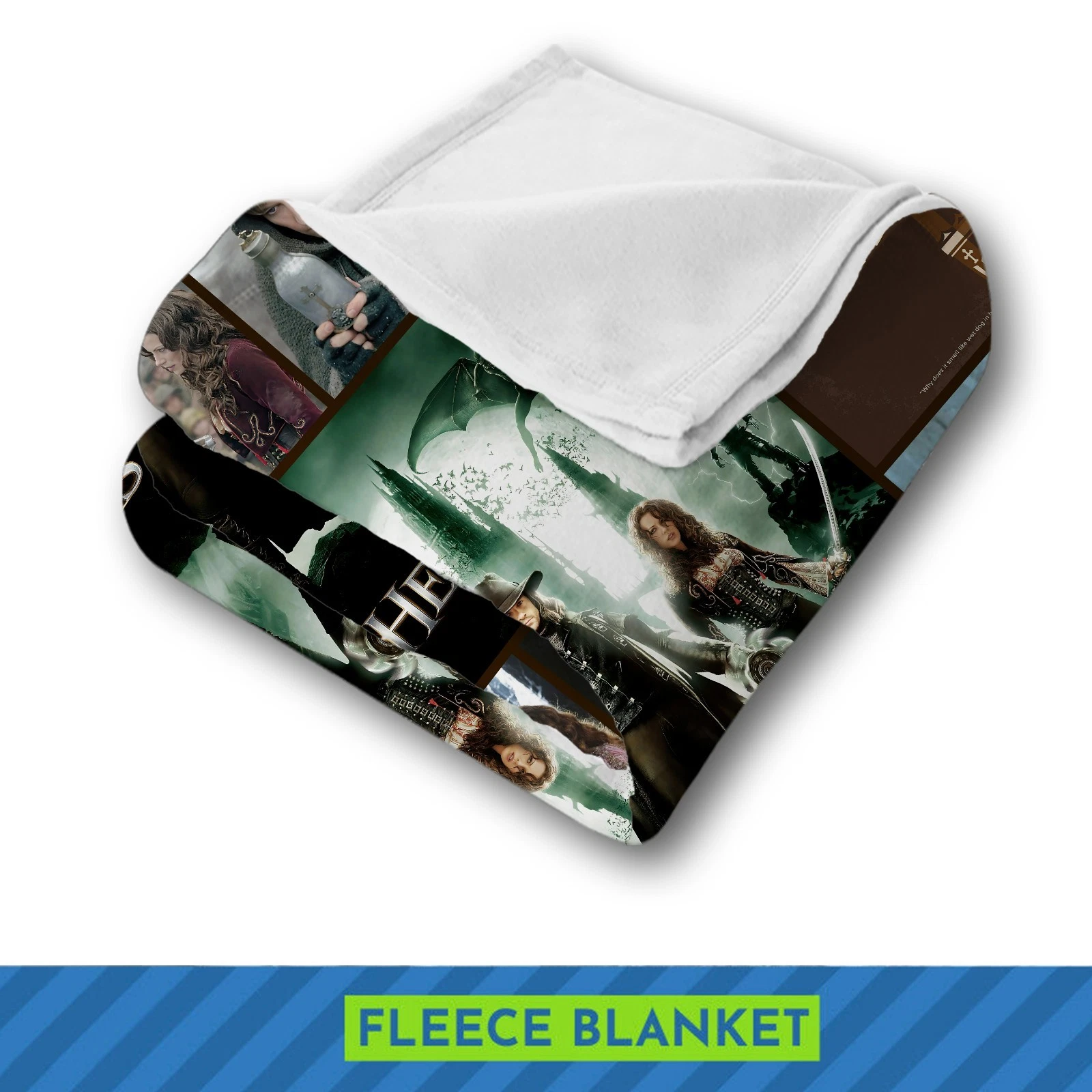 Van Helsing Blanket, Dracula Fleece, Sherpa Blanket Vampire