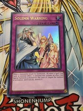 Yugioh! Solemn Warning Ultra Rare - RA02-EN078 1st Edition - English