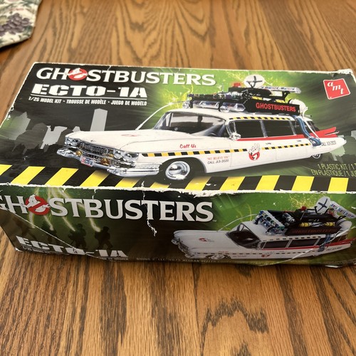 Ghostbusters ECTO-1A Ectomobile 1/25 Modell Ecto-1 Cadillac komplett in Box