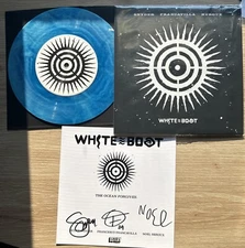 DSTLRY White Boat #1 7" Blue Colored Vinyl Triple Signed By Noel Heroux, Etc!
