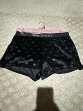 Juicy Couture 2pk Multicolor Velour Sleep/Loungewear Short Set. Sz L. NWT