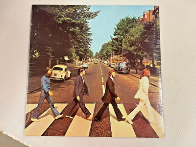 BEATLES Abbey Road LP New Sealed Capitol SO-383 late '70s/'80s REISSUE NO CUTOUT