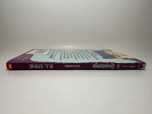 10th Print #21 Go Eat Worms Goosebumps Book R. L. Stine Original Series Vintage - Picture 15 of 22