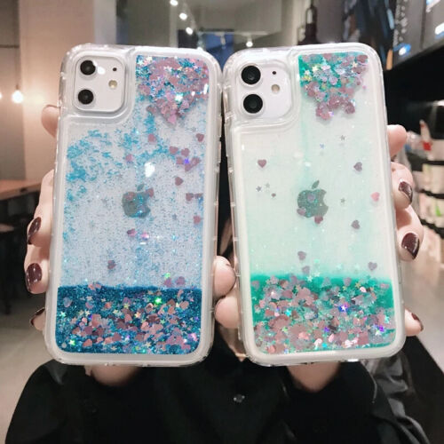 Glitter Case for iPhone 16 15 14 13 12 11 Pro Max 8 7 Plus X XR Shockproof Cover - Picture 4 of 16