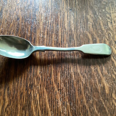[S09] Vintage 1 x Eier-/Teelöffel 14,2 cm gemarkt P&PS 606 Metropolitan Aslyms Brett