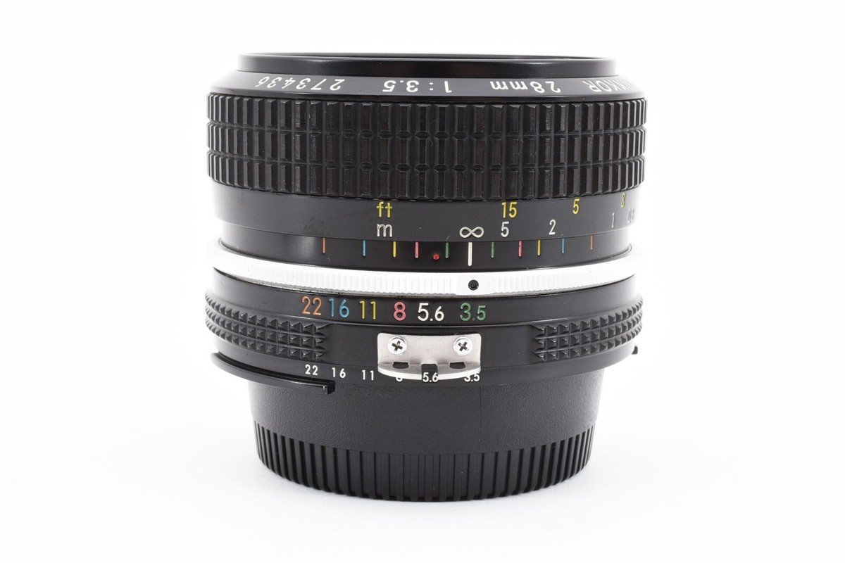 NIKKOR 28mm f/3.5 レンズ Nikon Nikkor 28mm F3.5｜フリッパーズ・ガイド